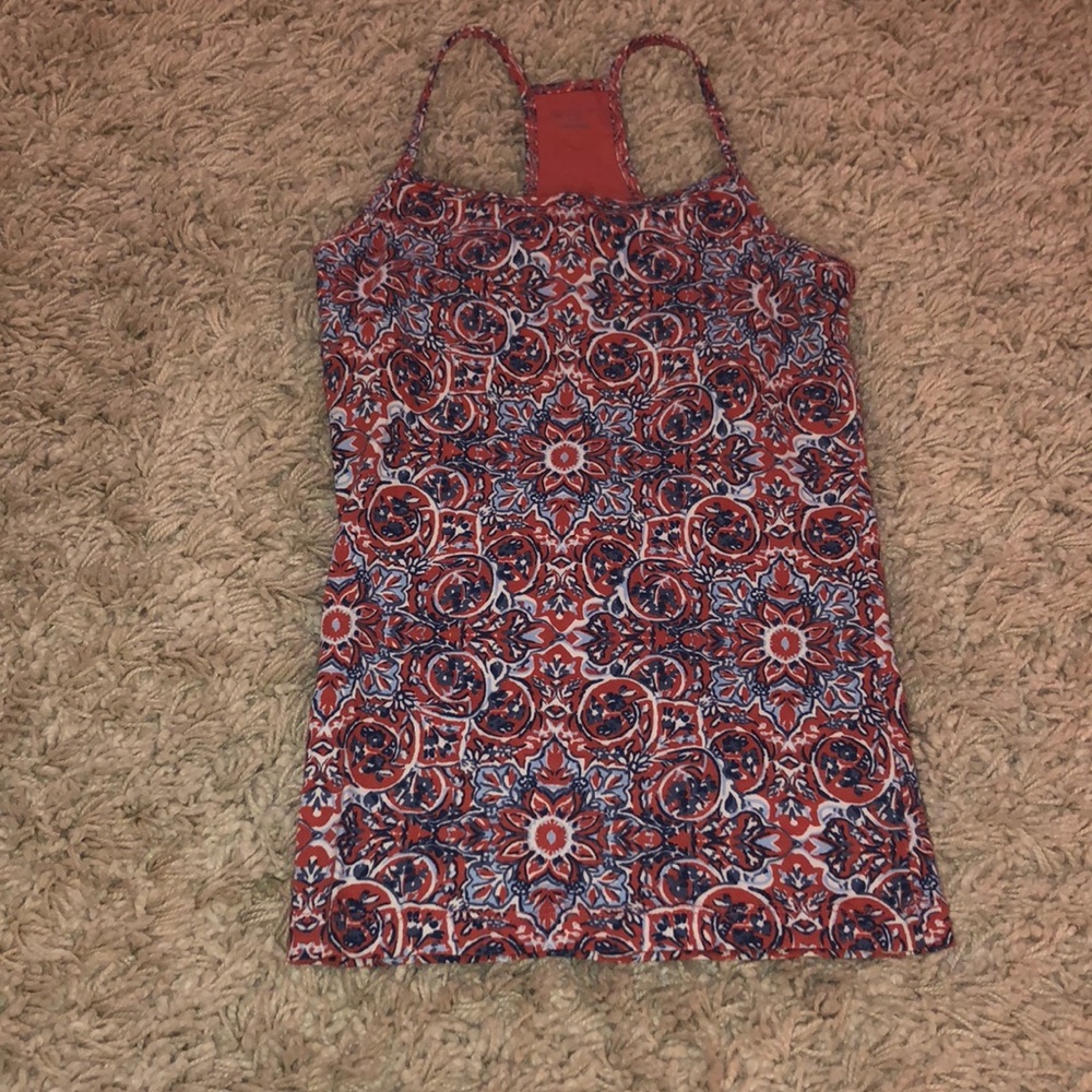 Aéropostale Red White & Blue Cami Size Extra Small